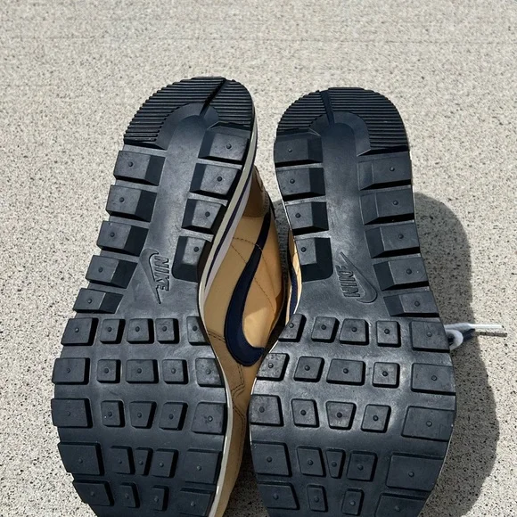 Nike X Sacai vaporwaffle Mens “Sesame Blue Void” - Picture 6 of 7